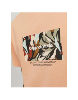 T-shirt sequoia orange homme - Jack & Jones