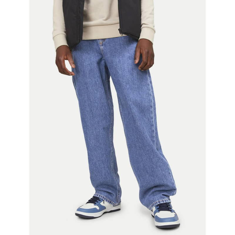 Jean baggy fit jjialex original bleu garçon - Jack & Jones