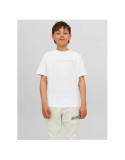 T-shirt star blanc garçon - Jack & Jones