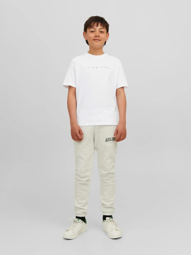 T-shirt star blanc garçon - Jack & Jones