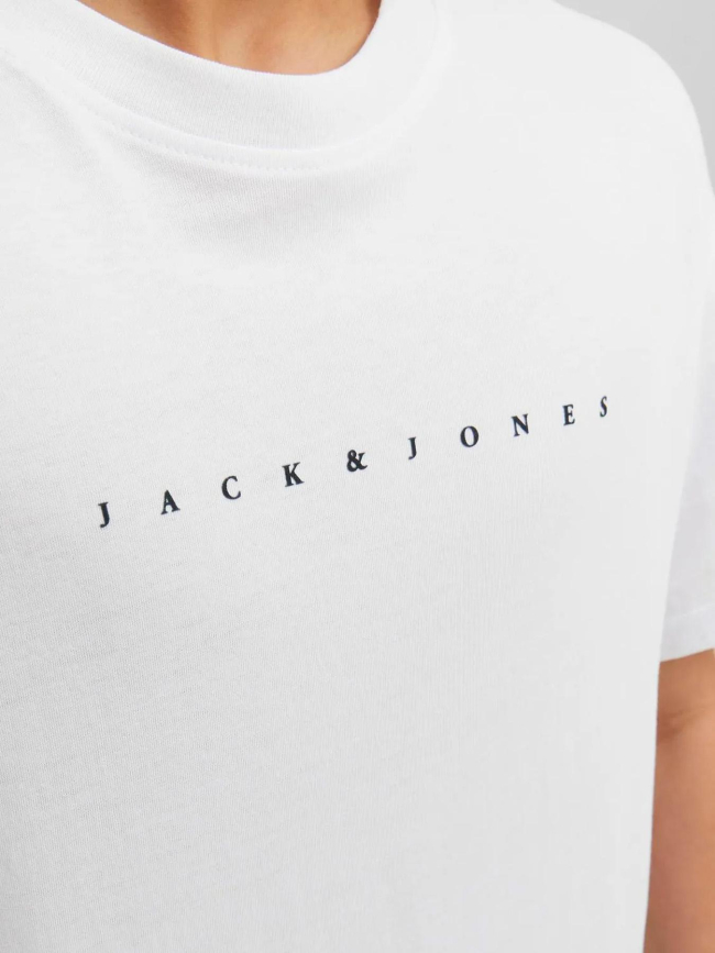 T-shirt star blanc garçon - Jack & Jones