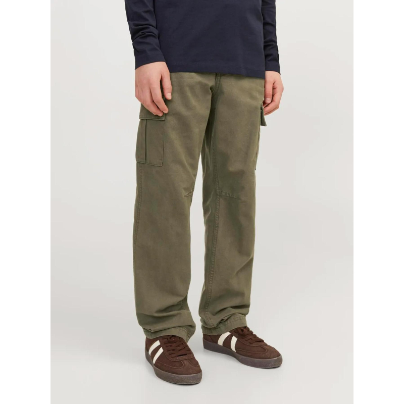 Pantalon cargo kane barkley kaki garçon - Jack & Jones