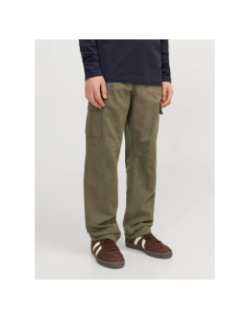 Pantalon cargo kane barkley kaki garçon - Jack & Jones