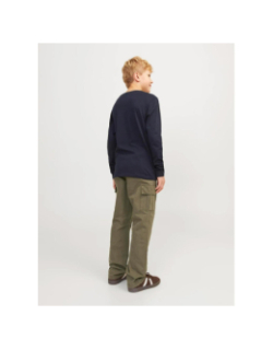 Pantalon cargo kane barkley kaki garçon - Jack & Jones