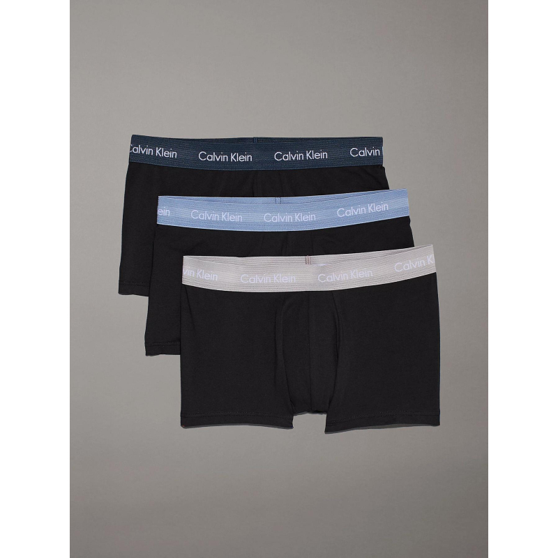 Pack de 3 boxers taille basse noir homme - Calvin Klein