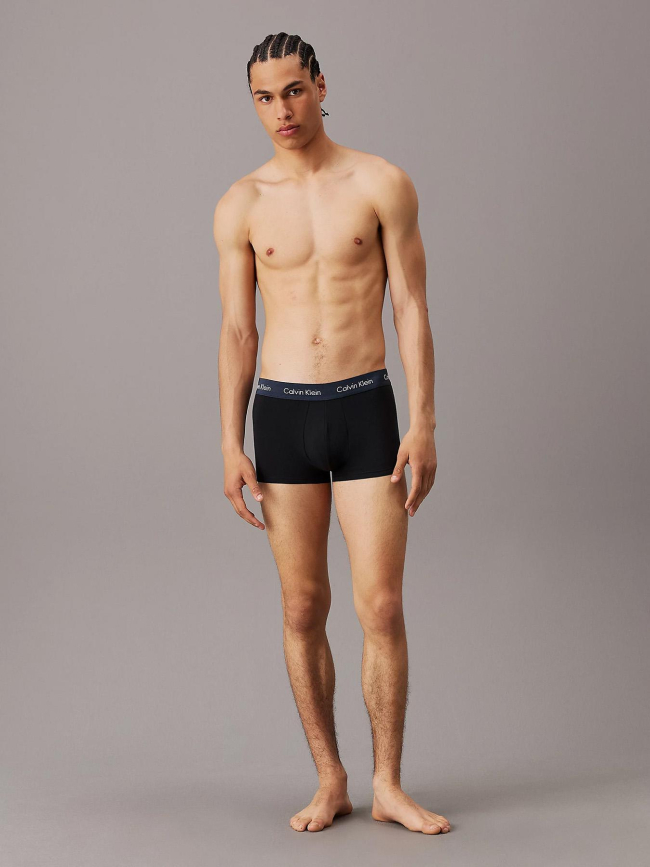 Pack de 3 boxers taille basse noir homme - Calvin Klein