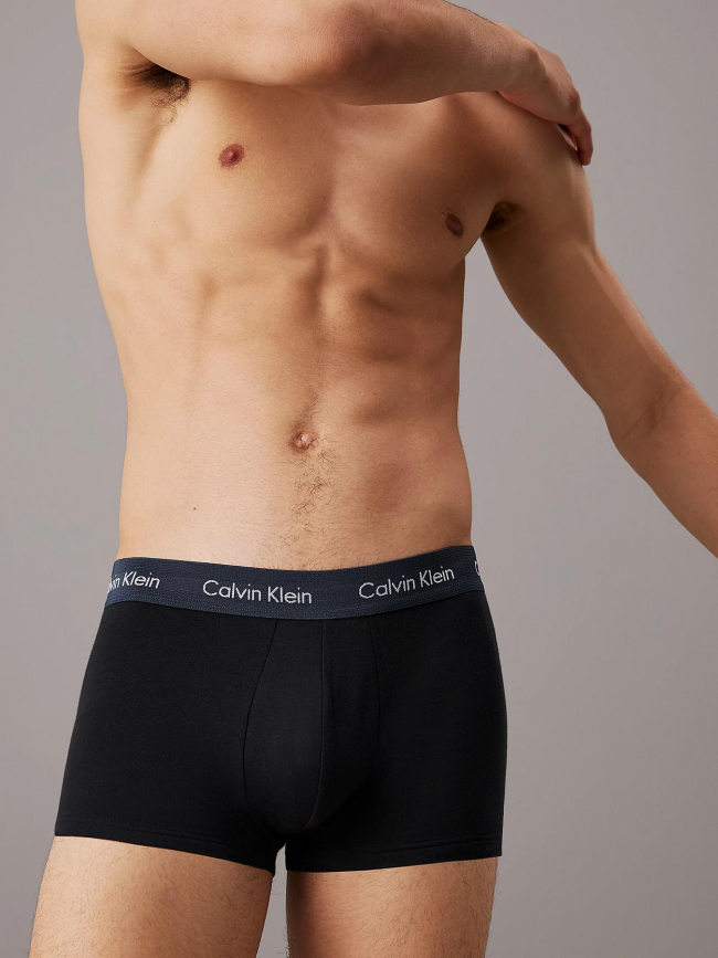 Pack de 3 boxers taille basse noir homme - Calvin Klein