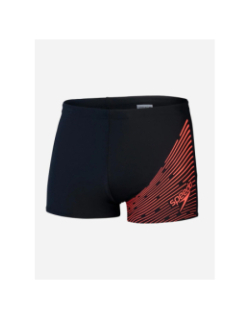 Maillot de bain eco medley logo noir et rouge homme - Speedo