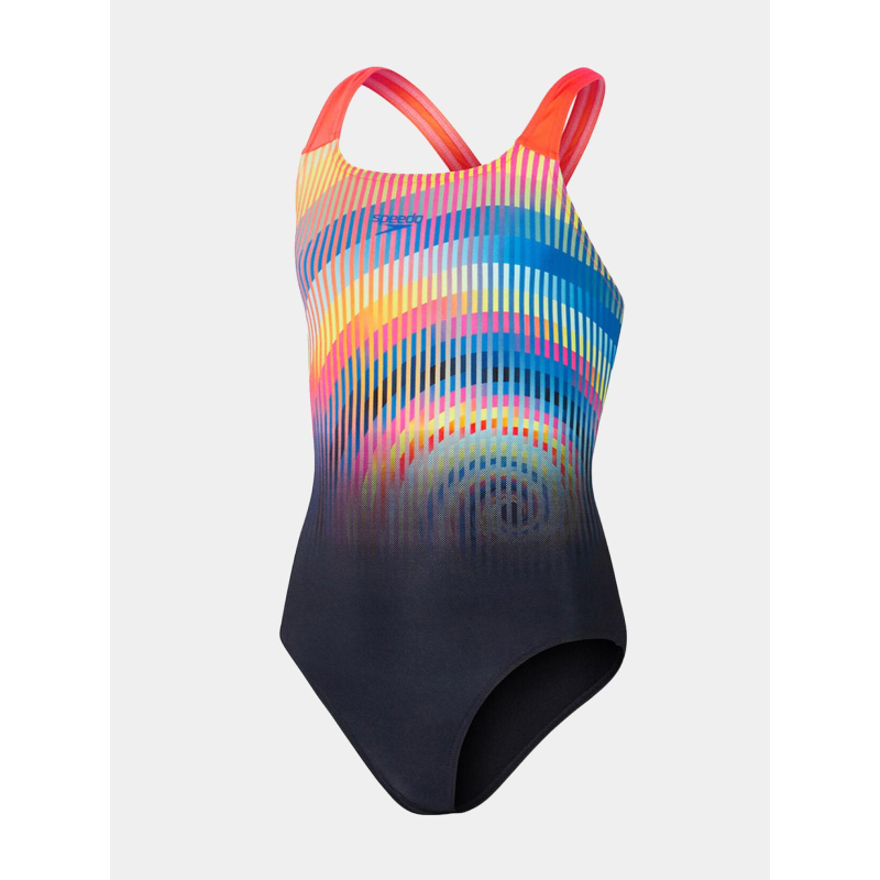 Maillot de bain placement powerback multicolore fille - Speedo