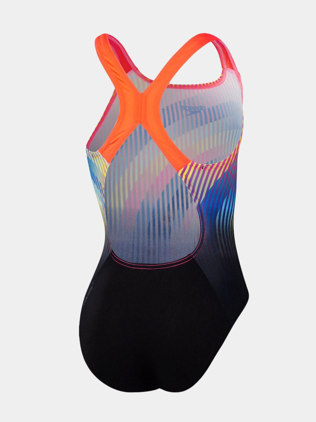 Maillot de bain placement powerback multicolore fille - Speedo