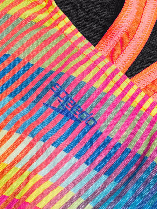 Maillot de bain placement powerback multicolore fille - Speedo