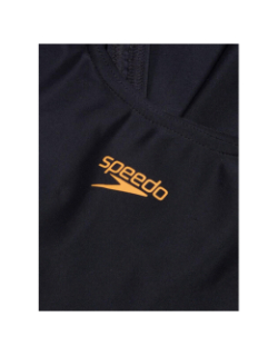 Maillot de bain eco placement muscleback noir fille - Speedo