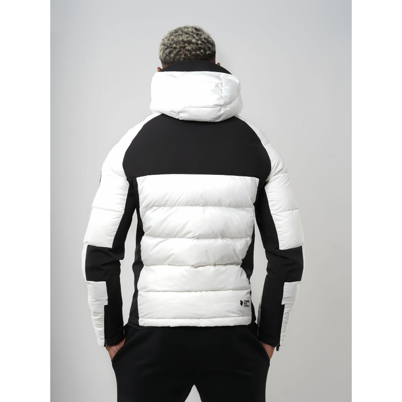 Doudoune chauffante andorre blanc noir homme Comme Des Loups