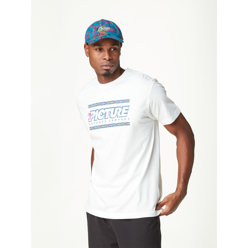 T-shirt à manches courtes talka blanc homme - Picture