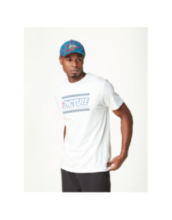 T-shirt à manches courtes talka blanc homme - Picture