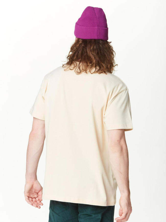 T-shirt à manches courtes dewatto beige homme - Picture