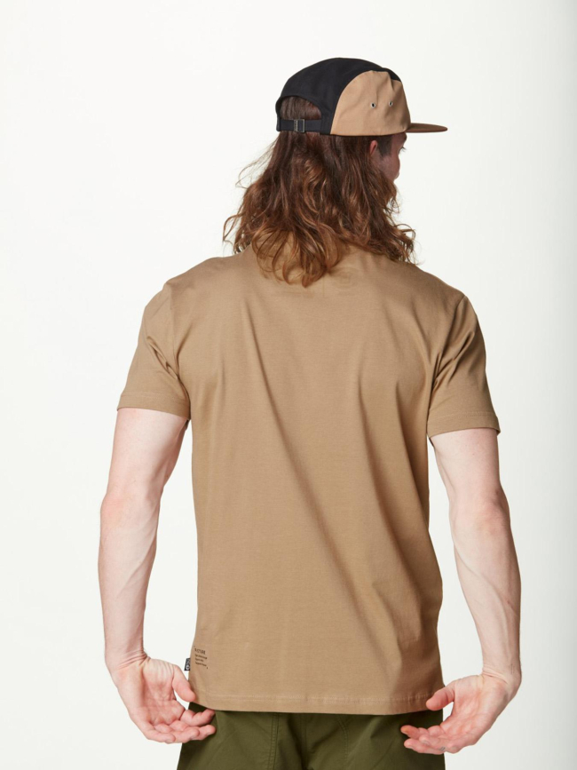 T-shirt à manches courtes basement arashi marron homme - Picture