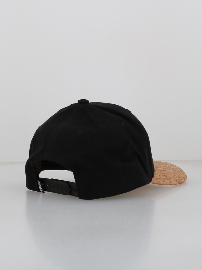Casquette visière en liège pokawa noir - Picture