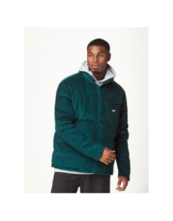 Veste matelassée velours côtelé fermont bleu homme - Picture