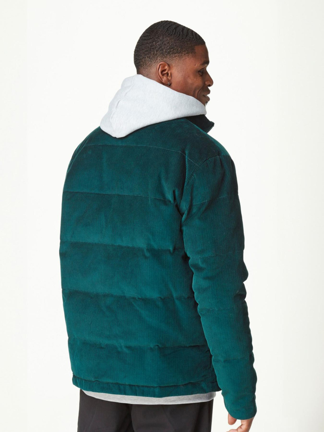 Veste matelassée velours côtelé fermont bleu homme - Picture