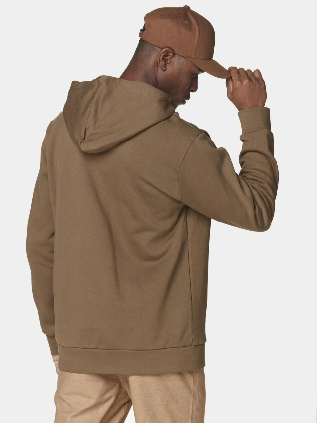 Sweat à capuche basement cork marron homme - Picture