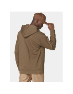 Sweat à capuche basement cork marron homme - Picture