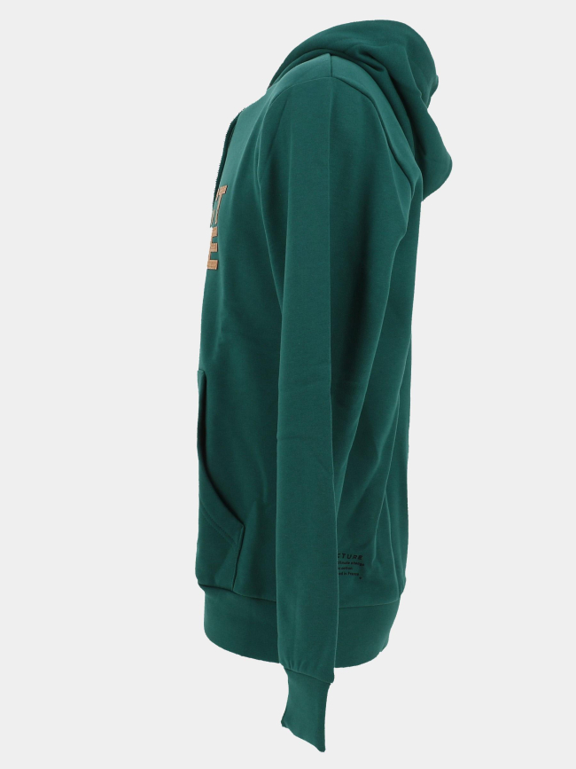 Sweat à capuche basement cork vert homme - Picture