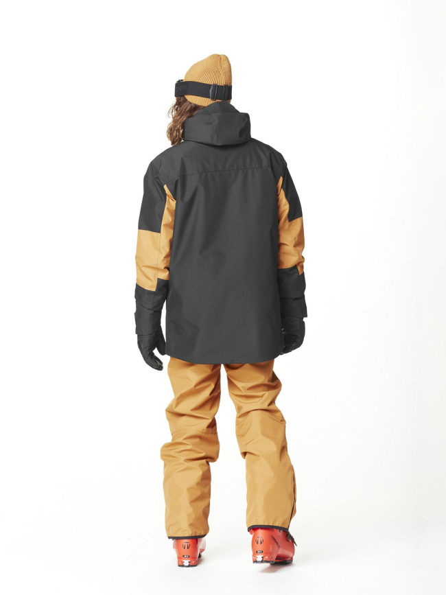 Veste de ski 2 couche jomoh jkt noir et marron homme - Picture