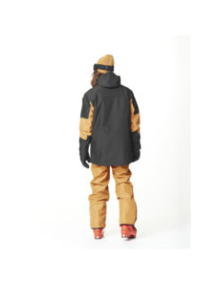 Veste de ski 2 couche jomoh jkt noir et marron homme - Picture