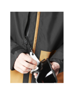 Veste de ski 2 couche jomoh jkt noir et marron homme - Picture