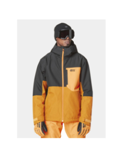Veste de ski 2 couches nitric jkt marron et noir homme - Picture