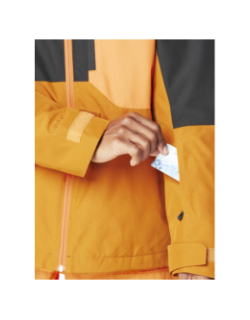 Veste de ski 2 couches nitric jkt marron et noir homme - Picture