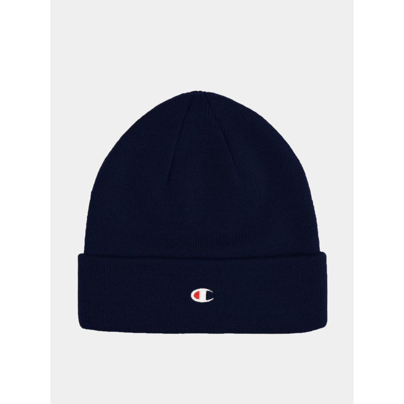 Bonnet symbole logo brodé bleu marine - Champion