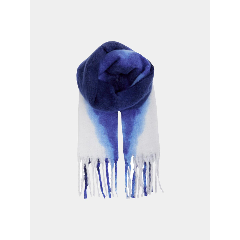 Echarpe iasiema bleu blanc femme - Ichi