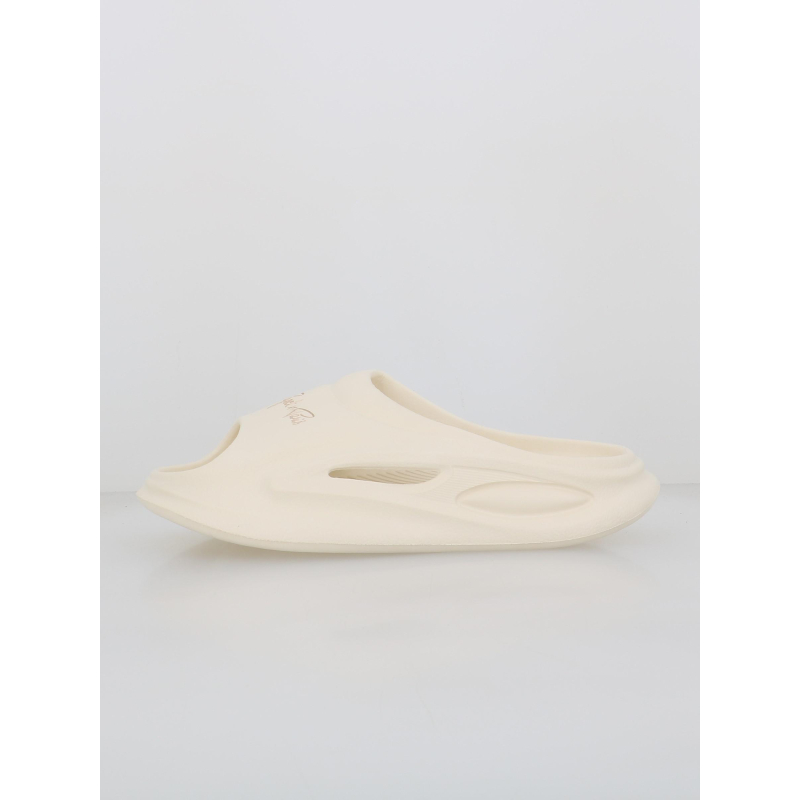 Claquettes logo signature écru - Project X Paris