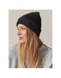 Bonnet victorine noir femme - Deeluxe
