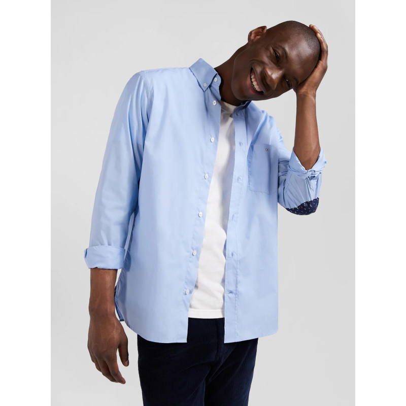 Chemise regular fit zodiaco bleu homme - Eden Park