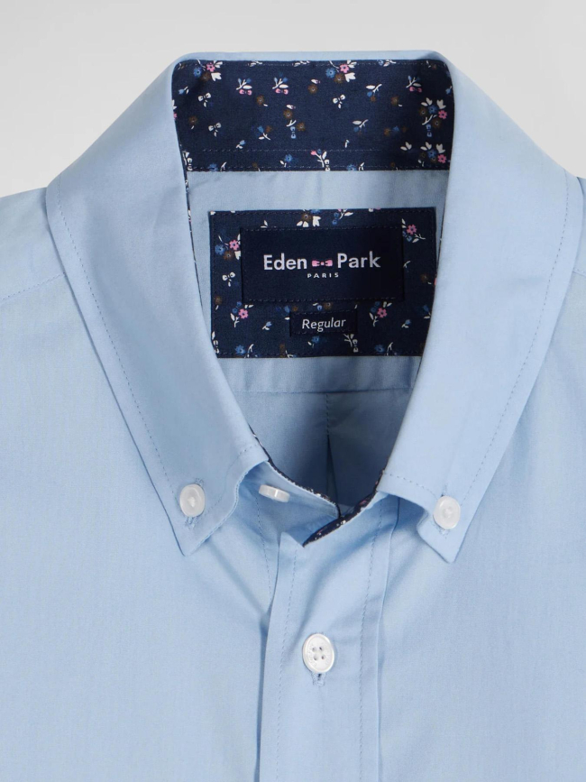 Chemise regular fit zodiaco bleu homme - Eden Park