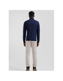 Pull col camionneur zippé edinburgh bleu homme - Eden Park