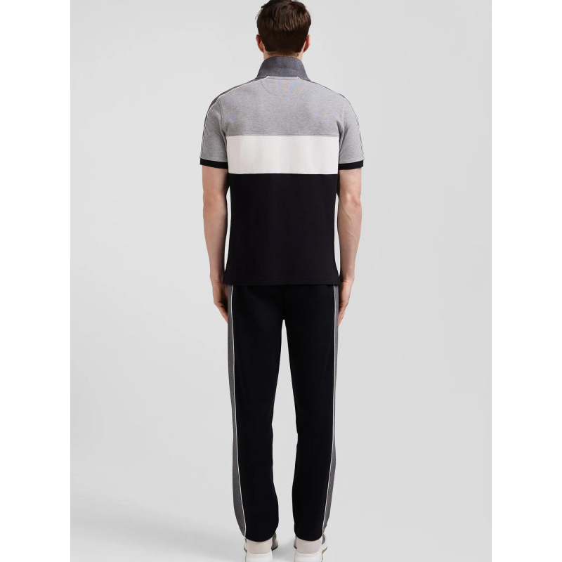 Polo manches courtes en piqué coton noir homme Eden Park wimod