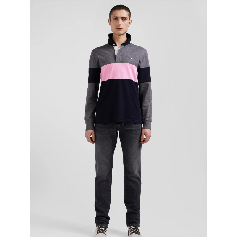 Maillot manches longues colorblock gris homme - Enden Park