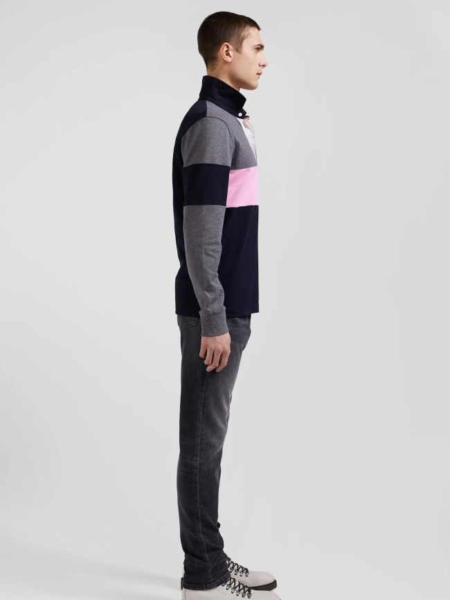 Maillot manches longues colorblock gris homme - Enden Park