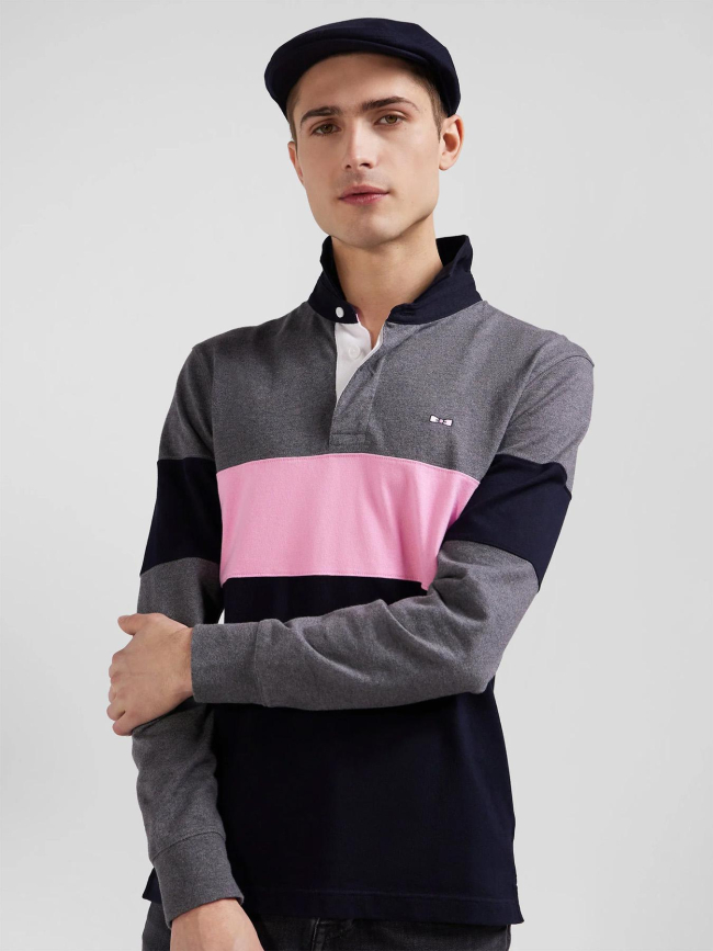 Maillot manches longues colorblock gris homme - Enden Park