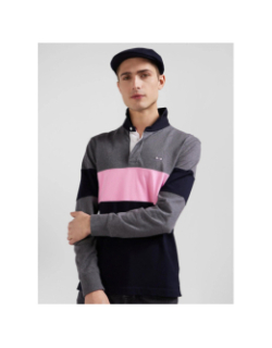 Maillot manches longues colorblock gris homme - Enden Park