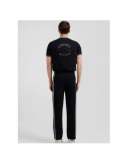 Pantalon jogging en coton mélangé noir homme - Eden Park