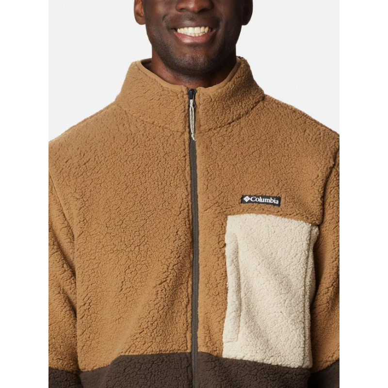 Veste Polaire Polo Marron Homme Veste Polaire Mountainside