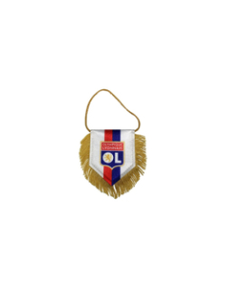 Fanion blason olympique lyonnais mini blanc - OL