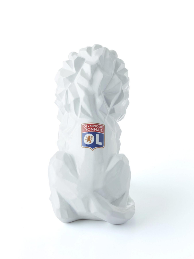 Statuette lion OL officielle blanc - Olympique Lyonnais