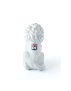 Statuette lion OL officielle blanc - Olympique Lyonnais