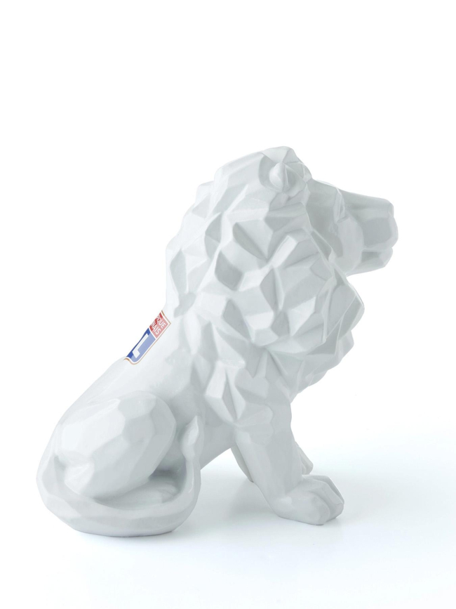 Statuette lion OL officielle blanc - Olympique Lyonnais